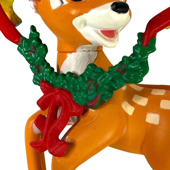 Disney Bambi Grolier Christmas Magic Ornament Collectible Tree Repaired VTG - Picture 3 of 6
